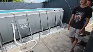 Подогрев воды в бассейне с защитой от пыли, листьев и мошек