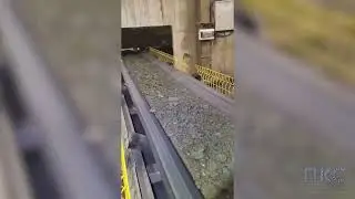 Grooved belt conveyor 