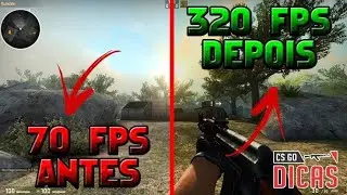 COMO AUMENTAR MUITO SEU FPS NO CSGO | CFG, SETTINGS & COMANDOS OP