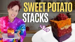 Sweet Potato Stacks - Vegan holiday dish ideas!