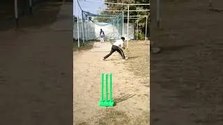 [Net Practice Cricket on the Monday Afternoon] [Gouranga was Batting & I was Bowling]