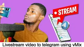 How to: Livestream your video to your Telegram Page using vMix | vMix Tutorial | Step-by-step Guide