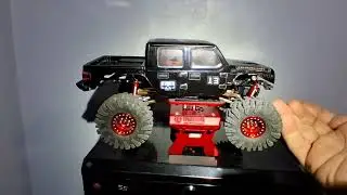 INJORA mountain air shocks and a sound check. 1/24 RC