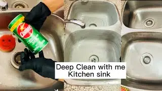 How to clean kitchen sink