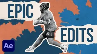 Make EPIC Sports Edits And Motion Graphics Using Ink Bleeds (After Effects Tutorial) | Lacrosse Edit