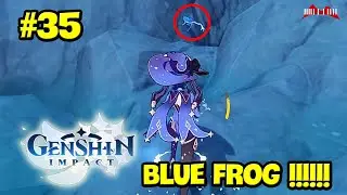 Where and How to Get or Find FROG - BLUE FROG HABITAT - Genshin Impact #35