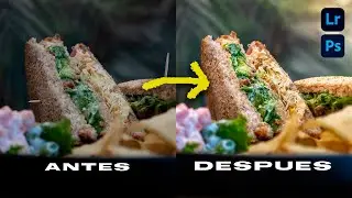 EDITA TUS FOTOS DE COMIDA ASI...  || Tutorial de Lightroom & Photoshop #fotografia #foto #lightroom