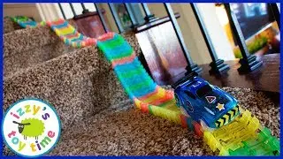 MAGIC TRACK STAIR CHALLENGE! Cars !