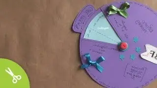 Tarjeta-carta GIRATORIA // regalo original + facil