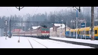 Zima na stacji Zwardoń
