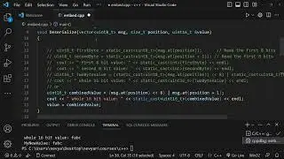 Serialize / deserialize bytestream in C++