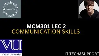 mcm301 short lectures 2 | mcm301 short notes || communication skills by IT-TECH&SUPPORT