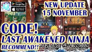 NEW CODE LAST AWAKENED NINJA | REDEEM CODE LAST AWAKENED NINJA 15 NOVEMBER 2023- HOW TO REDEEM CODE