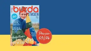 Einblick in die burda stricken #3/24
