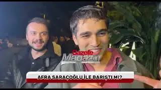 Did Mert Ramazan Demir reconcile with Afra Saraçoğlu? He hugged the GazeteMagazin reporter!