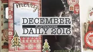 December Daily Traveler's Notebook 2016 | Flip Through