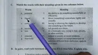 English meaning of some English words