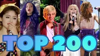 TOP 200 DISNEY SONGS (Hannah Montana, Descendants, Camp Rock, Soy Luna, Violetta, Austin & Ally)
