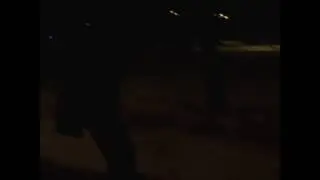 Голый Вадим получает петардой в жопу