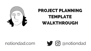 Project Management Notion Template - Walkthrough