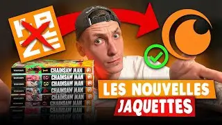 RÉCEPTION ET TUTO JAQUETTES @CrunchyrollFR  !
