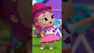 La Vaca Lola! Cowgirl Jill has a Pet Cow 🐄🎀 #littleangel #shorts | Little Angel Nursery Rhymes