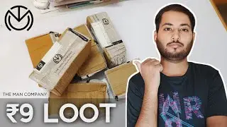 ₹9 Mystry Box Unboxing || The Man Company Loot || ₹9 Mystry Box Loot