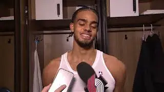 Rayan Rupert Postgame Interview | Portland Trail Blazers 106, LA Clippers 105