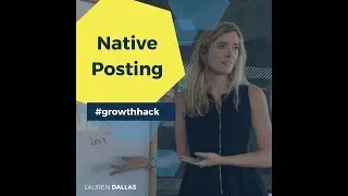#growthhack Native Posting