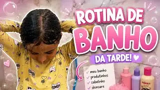Minha rotina de banho da tarde🫧✨🌇
