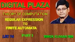 REGULAR EXPRESSION TO FINITE AUTOMATA  PART 1 | REGULAR EXPRESSION TO FINITE AUTOMATA CONVERSION