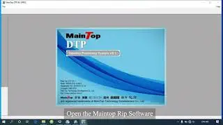 How to use Maintop rip software for printer?