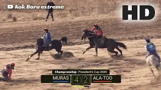Kok Boru extreme: Ala-Too vs Muras, 2nd part. 1st league championship of the Presidents cup. 2020-11