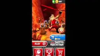 Metal Xmas Santa Rockstar (Gameplay) Android / iOS