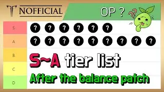 S~A tier list after the balance patch - 2023 Lost ark