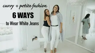 Curvy + Petite: How to Wear White Jeans