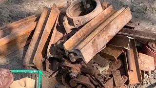 Дождь поливает каждый день. Выезжаю выкапывать рельсу !!!￼ ￼￼￼