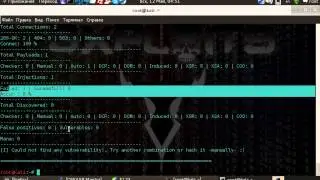 Xsser в Kali linux