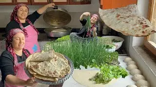 Köy evimizin odaları belirmeye başladı, kaç m² olacak❗️Bol ıspanaklı çökelekli tandır gözlemeleri