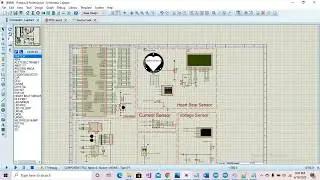 Simulation of Heart beat, Current, Voltage and Temperature Sensor Along with SD card Data Logging