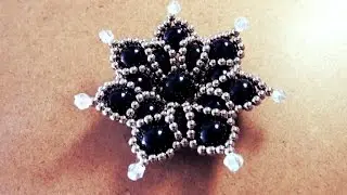 BIJUTERIAS - FLOR DE PÉROLAS NEGRA !
