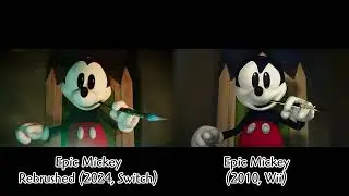 Epic Mickey Rebrushed Intro Comparison | Epic Mickey Rebrushed (2024) vs Epic Mickey (2010)