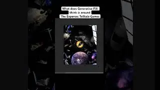 Photoshop Ai completes: The Expanse: A Telltale Series Cover Art [Generative Fill] 