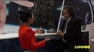 LUMINEQ showcases in-plastic transparent displays for vehicle cabin design at Embedded World 2022