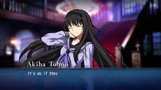MELTY BLOOD: TYPE LUMINA ALL AKIHA TOHNO STORY MODE CUTSCENES