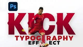 Ronaldo Typography Effect in Adobe Photoshop 1