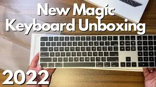 2022 New Apple Magic Keyboard with Touch ID Unboxing - Black Keys - First Thoughts