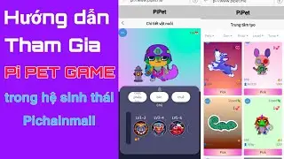 Hướng dẫn kiếm và đào pi network nhanh bằng cách chơi game NFT pipet nuôi thú cưng cực hot mới nhất