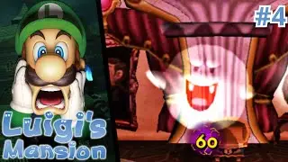 CAZANDO BOOS - luigi's mansion 1 parte 4 (gamecube)