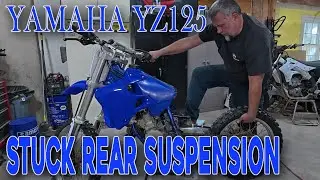 Yamaha YZ125 Stuck Suspension